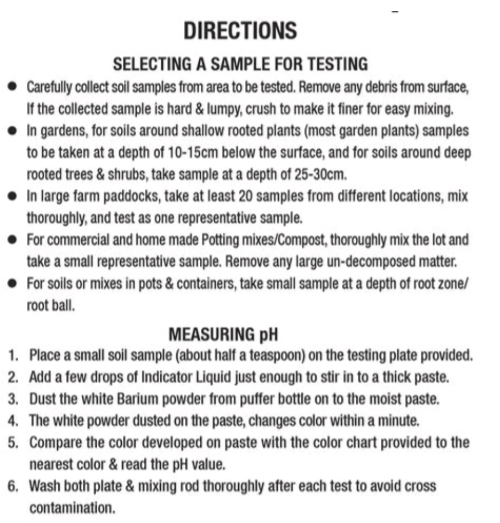 pH Soil Test Kit by Manutec - approx. 100 Tests