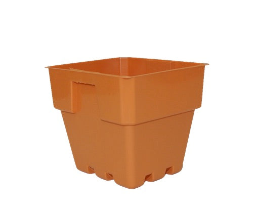 100mm Squat Punnet Pots (Clay Colour) - AusPots