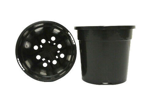 118mm Plastic Squat Round Pot - AusPots