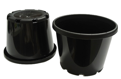 130mm Squat Plastic Round Pots
