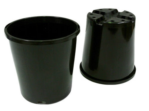 140mm ECO Euro Round Plastic Garden Pot