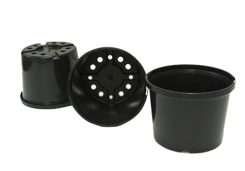 140mm Squat Plastic Round Pots