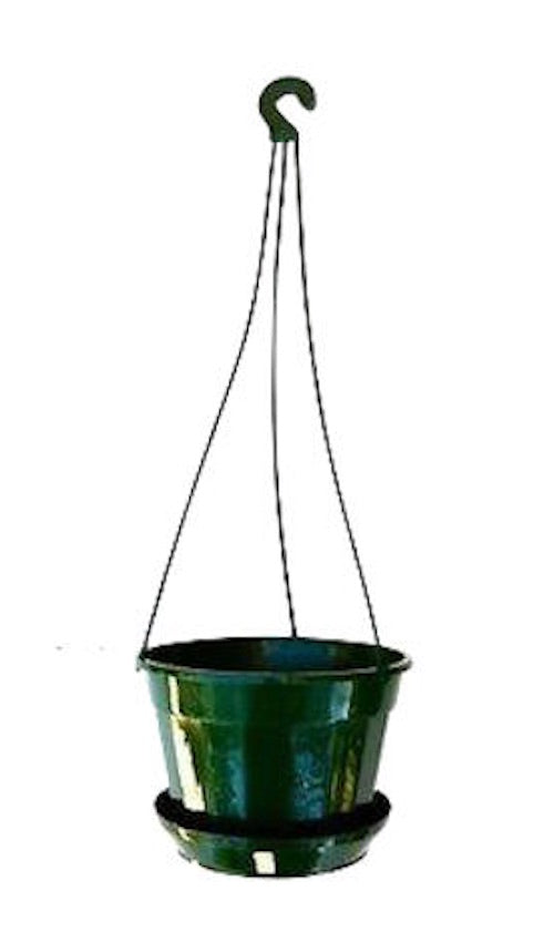 Hanging Basket Plant Pot 140mm with sauce - Indoor / Outdoor Plant or Herbs - AusPots
