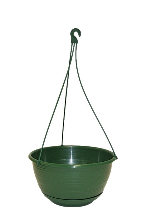 250mm Hanging Basket Pot with saucer & hangers x 10 Sets - Indoor / Outdoor Plant - AusPots