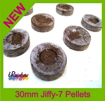 30mm Jiffy Coir Pellets Round - For Plant / Veggie Seeds Propagation - Ozpots