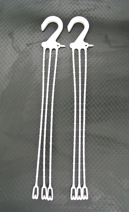 430mm Clasp Hanger (White Color) - Great for Hanging Pots - AusPots