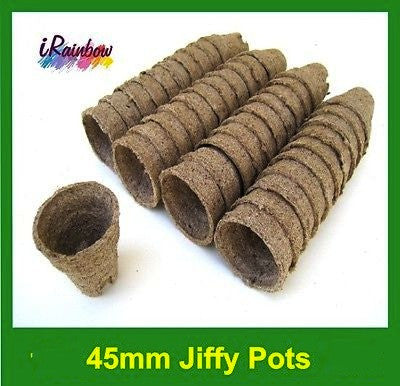 45mm Jiffy Round Pot - Garden Plant Propagation, Cutting, Seedling, Herbs - AusPots Permaculture