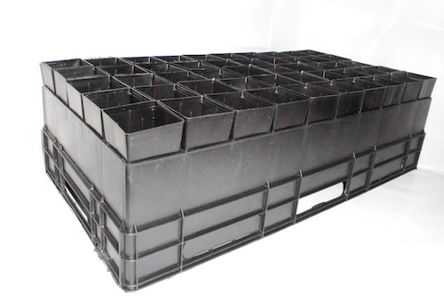 50mm Square Tubes with 50 cells Tray - AusPots