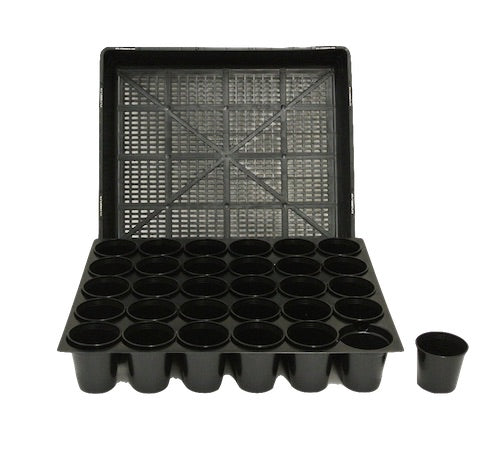 55mm Round pots & 30-cell tray liner & Seedling Tray Sets