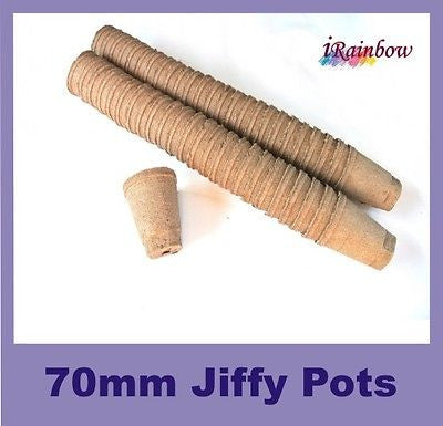 70mm Jiffy Round Pot - Garden Plant Propagation, Cutting, Seedling, Herbs - AusPots Permaculture