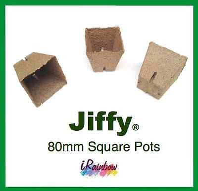 80mm Jiffy Square Pot - Garden Plant Propagation, Cutting, Seedling, Herbs - AusPots