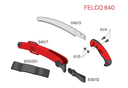 FELCO 640/3 - Replacement Saw Blade for Felco 640