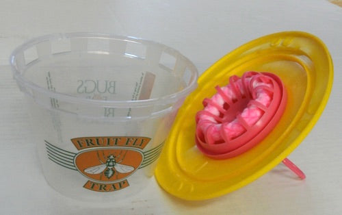 Fruit Fly Trap & Wick set - Attracts male QLD fruit flies.