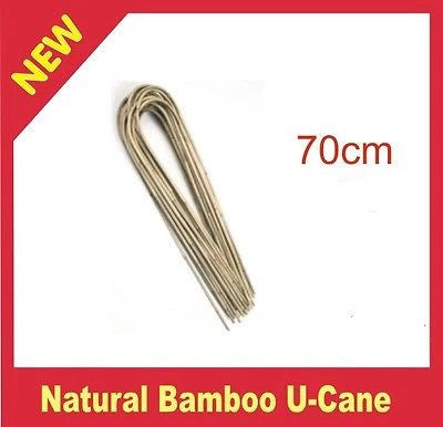Natural Bamboo U-Cane 70cm - Plant Trellis, Support, Climbers - Tomatoes - AusPots Permaculture