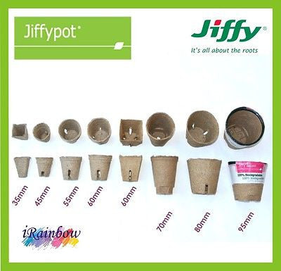 80mm Jiffy Square Pot - Garden Plant Propagation, Cutting, Seedling, Herbs - AusPots