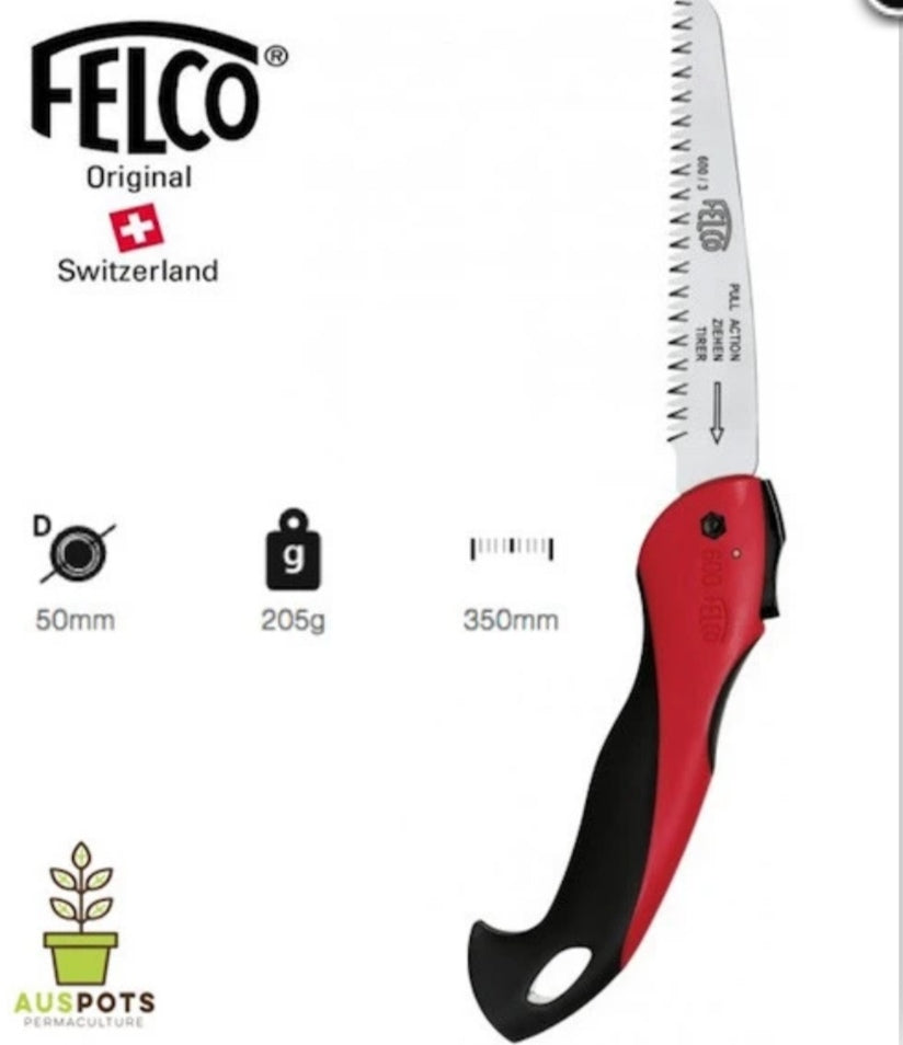 Felco 4 Secateur + Felco 600 Pull saw + Felco 911 Leather Holster - Special Pack - AusPots