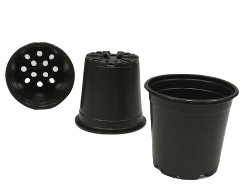 130mm Round Pot by TEKU / Black Color VCH