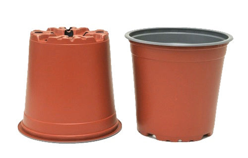 130mm Round Pot by TEKU Terracotta VCH
