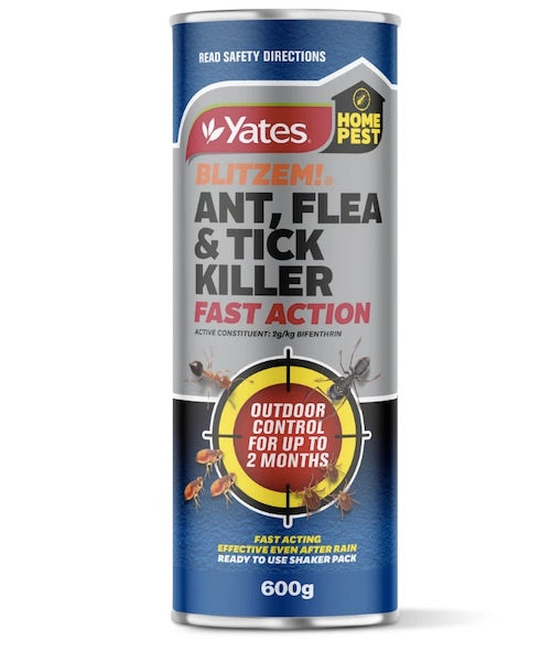 [Yates] Home Pest Blitzem - Ant Flea & Tick Killer 600g x 2 Bottles